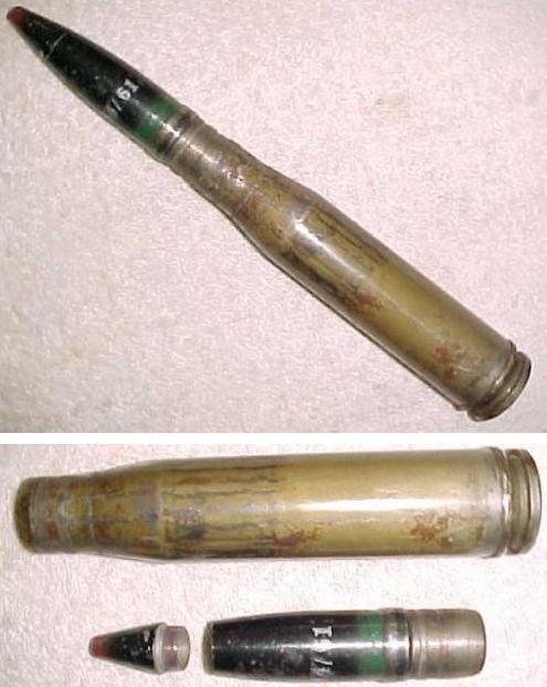 Russian 23mm HEIT Tank Sub Cal. Cannon Shell - Click Image to Close